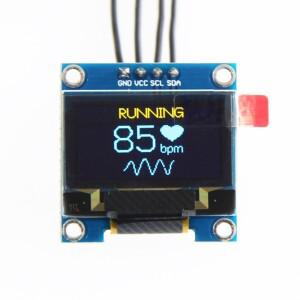 N75R-2X 0.96 인치 IIC 직렬 GND 128X64 OLED 디스플레이 모듈 SSD1306 Arduino 키트 블루