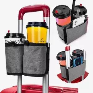 이동식 캐리어컵홀더 보틀 텀블러 걸이 여행 수납 (WFKBRMU)