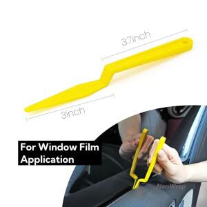 5개입 자동차 비닐 랩 도구 키트 플렉시블 마이크로 스틱 코너 스퀴지 곡선 슬롯 틴트 터킹 다양한 경도