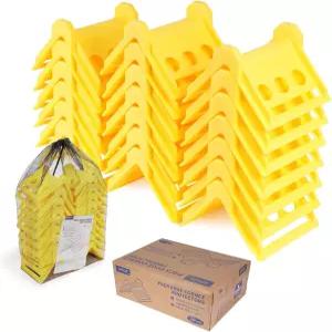 UPTOP 20 팩 래칫 스트랩 코너 프로텍터 4인치 와이드 에지 플랫 보드 화물 적재