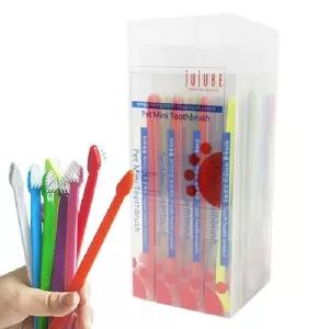 쥬쥬베 미니칫솔 24p 애견 강아지건강관리용품치약 구강 치석 치석제거