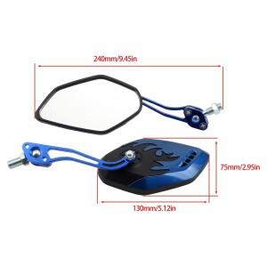 호환 오토바이 스쿠터 백미러  360  회전 모토 튜닝