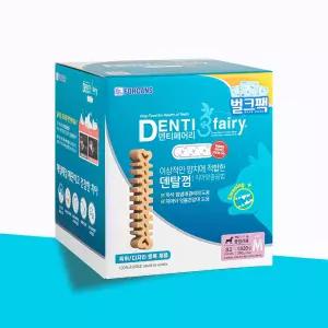 포켄스 덴티페어리 벌크팩 1.02kg M 82개입 대용량 덴탈껌