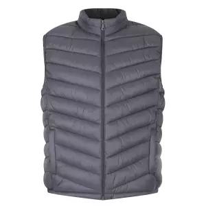 [리빌모아]남자 겨울 하이넥 경량 풀집업 조끼패딩 IE-VEP-4006-그레이