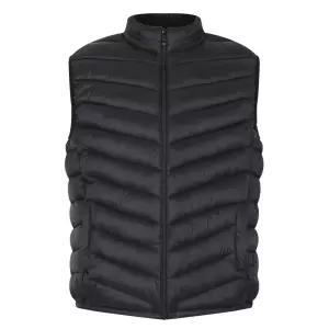 남자 겨울 하이넥 경량 풀집업 조끼패딩 IE-VEP-4006-블랙