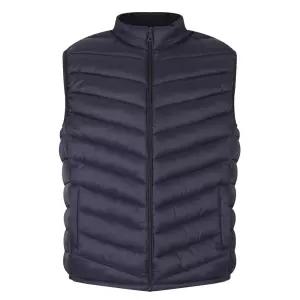 남자 겨울 하이넥 경량 풀집업 조끼패딩 IE-VEP-4006-네이비