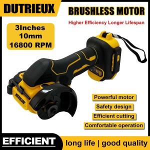 디월트 무선 앵글 그라인더 3인치 미니 소형 호환 연마기 전동  공구 (20V 18V 배터리용)