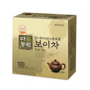 다농원 보이차 100T/미니/농축/우려/효능/보이/마시기/우려먹는차/가정용/보이티/건강한/다용도/보이차분