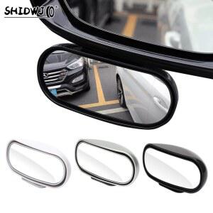 360 조정 가능한 자동차 미러 광각 사이드 리어 주차 보조 백미러 액세서리 사각지대 스냅 웨이