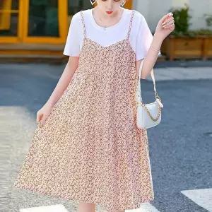 여자 여름 여행 룩 레이어드 코디 나시 원피스 신혼