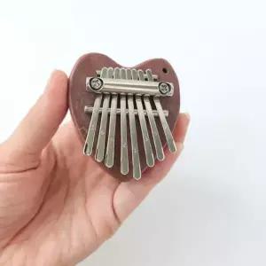 미니 칼림바 초미니 어린이 입문용 휴대용 칼림바 하트 우드 악기 키칼림바 피아노 뮤지컬 토이 핑거