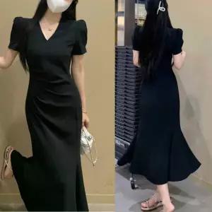 머메이드 니트티소매 HL] 슬림핏 니트원피스