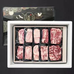 이베리코 베요타 돼지고기 선물세트 3호 2kg (목살 갈매기살 갈비살 항정살 황제살)