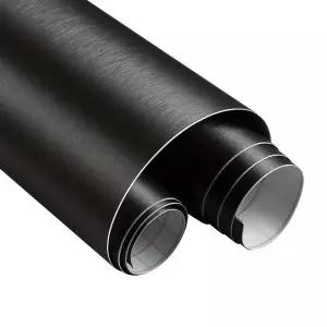 본넷랩핑 블랙 스틸 메탈 비닐 랩 롤 에어 릴리즈 차량용 랩핑 필름 셀프 접착 데칼