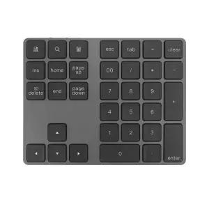 COMS 34키 충전식 블루투스 키패드 노트북 핸드폰 태블릿 PC 휴대용 소형 / 무선 숫자 키보드 WISEAB350