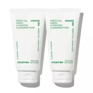 이니스프리 그린티 아미노 수분 클렌징폼 150g 2개