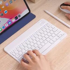 UB 울트라 슬림 BK1 블루투스 키보드 무선 휴대용 충전식 13인치 아이패드 갤럭시탭 노트 호환