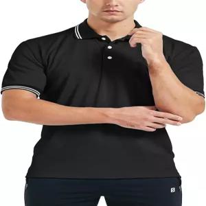 FitsT4 스포츠 반팔 폴로 셔츠 야구/소프트볼 심판 저지/심판 유니폼 - 가슴 보호대용 사이즈