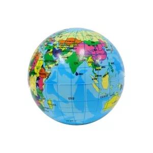 고품질 스펀지 지구본 탱탱대기 공부어린이 교재지구본 미니지구본 소형지구본 학습지구본 WFHW4WJ