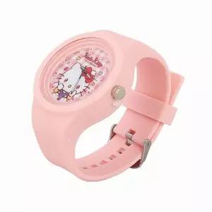 헬로키티 실리콘 바늘 손목 시계 초등학생 키즈 워치-WFHW9VQ