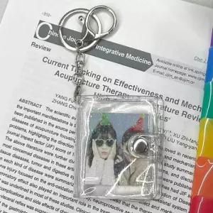 띠부띠부씰 스티커 북 미니 앨범 샤이니 투명 바인더