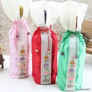 전통주 커버 주머니 / 전통 술 와인 케이스 답례품 선물 포장 기념일 설날 명절 추석 선물 한국 외국인 기