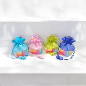 전통 설날 색동 모시 조각보 복주머니 외국인 선물