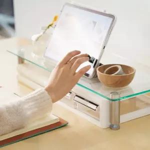 바우홀 모니터 받침대악세사리 PC 컴퓨터 노트북 거치 거치대 모니터대 주변기기