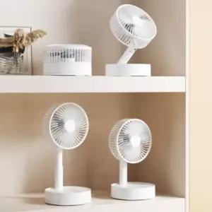 회전모드접이스탠드선풍기 탁상용 미니접는선풍기 들고다니는 휴대용 가벼운 야구장필수품 간편