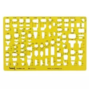 산키스 템플레이트 가구 설비 NO.8901 위생제도용품 디자인보조 제도자 플릿 코링플릿 미술입시 각도자 용