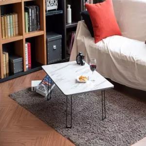 테이블 800 블랙마블 상 책상 좌식 접이식