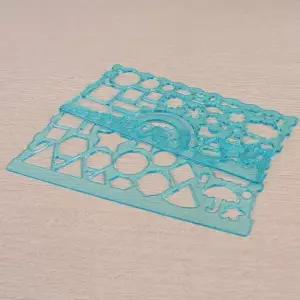 고품질 도형자 모델링 템플릿 판 모형자 멀티모형자 도형자 학용품자 템플레이트 WFHX63P