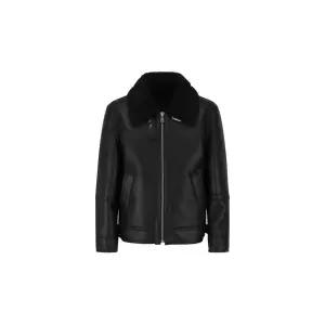 [롯데백화점]앤드지 세미오버핏 비건 레더 무스탕 BLST4LJ1103ST