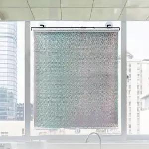 롤브라인드 창문 붙이는 햇빛가리개 실버 65X125cm WFLRZH2