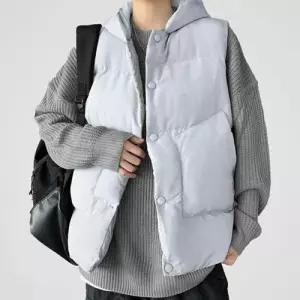 후드조끼 후드 패딩 패션 경량 조끼 WFLRZJF