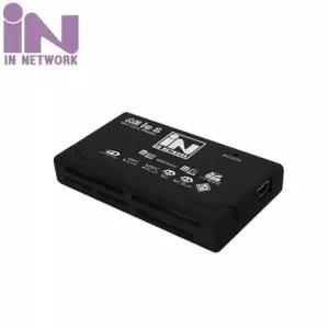 USB 2.0 올인원 카드 리더기/메모리 멀티 허브 포트 HUB 어댑터 수납형 젠더 유에스비 마이크로 연결잭