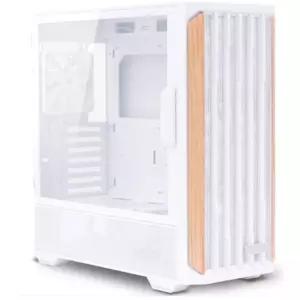 앱코 PC 케이스 컴퓨터 보호 안전 리얼 우드 화이트 BNA