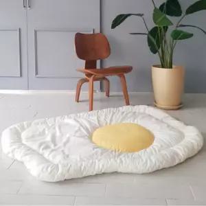 비비엔다 유아 아기방 계란후라이 러그 겨울 순면 BNS