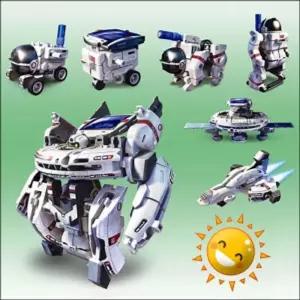 7in1 태양광 우주함대 만들기로보트 조립로 변신로 완구 로봇 장난감