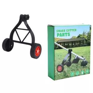 잔디깍기 예초기 부착형 보조바퀴 작업 제초기 부품 깍이 정리기