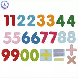 h74 토독 숫자 기본 1704학습놀이 언어 교육장난감 찍찍이교구 찍찍이 붙이는 어린이