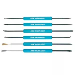 아림전기-납 땜 보조기구 ASA96 총6개 한세트 (1EA)땜 땜공구 땜청소 땜연마 땜제거기 땜제거 부품장착 연