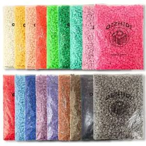 이지 툭툭 블럭 9mm 1kg 대용량 리필 18색장난감 블록 놀이용 미니 어린이