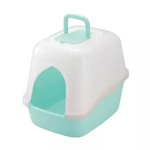 [굿프렌드]고품질 s 비 리첼 코럴 고양이 후드형 화장실 라이트블루 R 배변용...