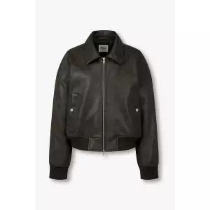 갤러리아 [26년 봄기획]신세틱 레더 블루종 점퍼(9176161971)