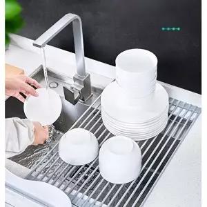 고품질 부식방지 싱크대롤매트 선반 건조대 물빠짐 설거지 싱크대롤매트 싱크대선반 싱크대건조대 WFHYFU1