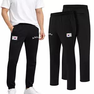 [유니미스]2장세트 유니미스 남성 로카 스판 밴딩 간절기 사계절 트레이닝바지