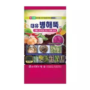 대유 병해뚝 입제 (과립) 3Kg식물살충제 벌레제거제 용살충제 해충관리제 해충제 유기농업자제 제거제