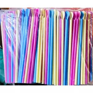 스트로우 (스푼 슬러스용 400입)X4스 빨대 식품용 주방용 잡화