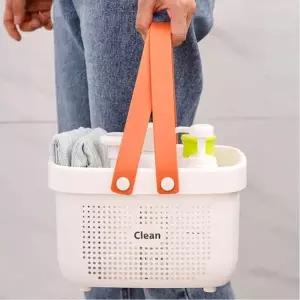 목욕바구니 수영장 물빠지는 욕실정리 가방 사우나용